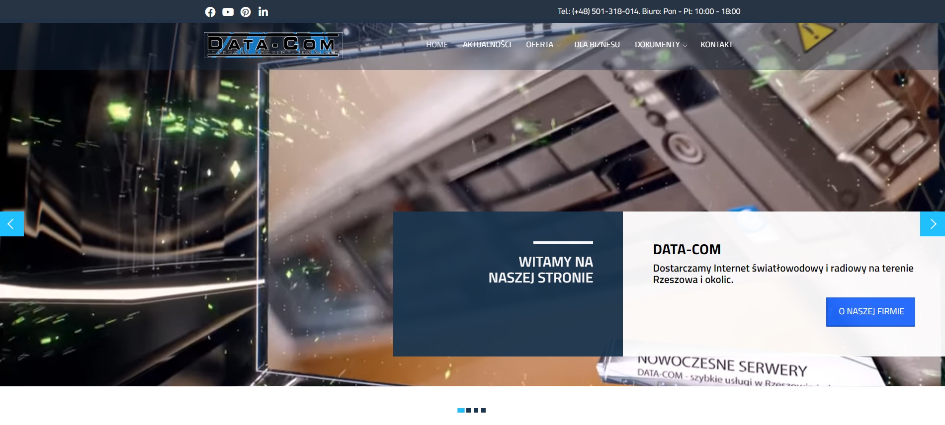 Strona www Nowoczesny Internet Rzeszów