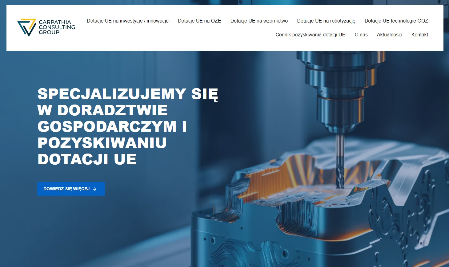 Strona www Karpacka Grupa Doradcza